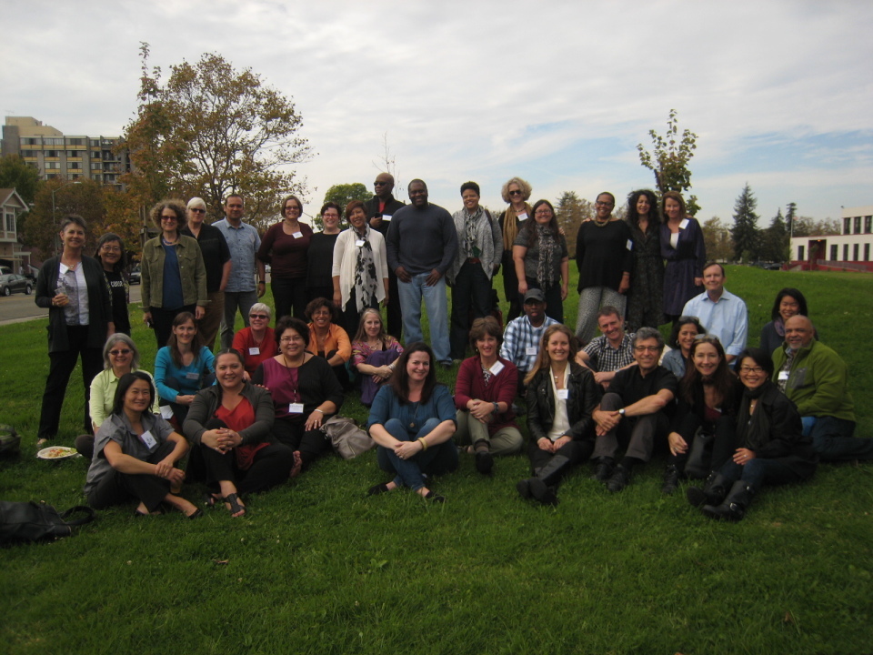 A group photo from a recent ATC Community of Practice gathering. Sarah From, the author of this post, is front and center in blue.